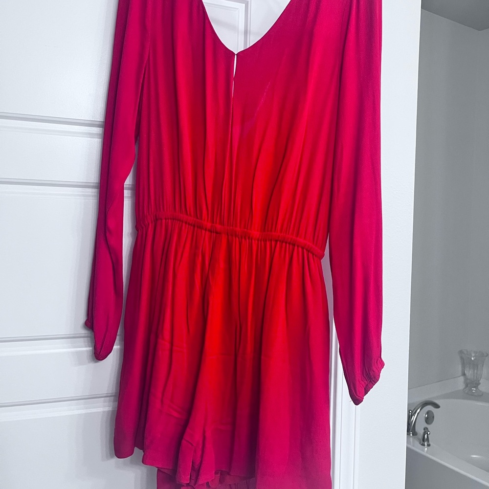 Red Lost April ROMPER size Medium